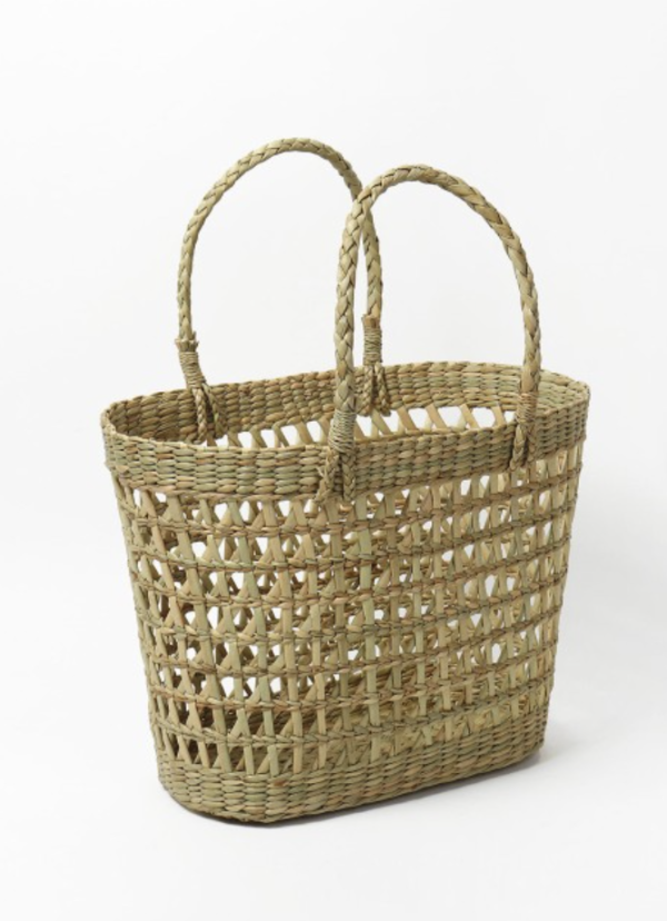 Textured Eco Friendly Shopper Jute Handheld Bag - Image 4